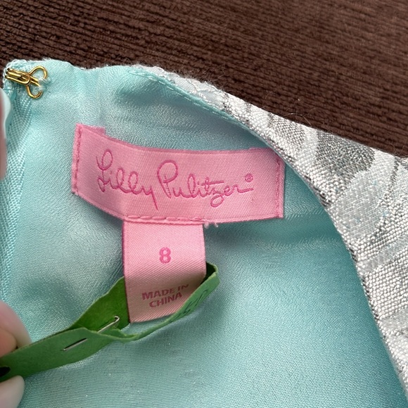 Lilly Pulitzer Blue Floral Dress - Picture 4 of 4